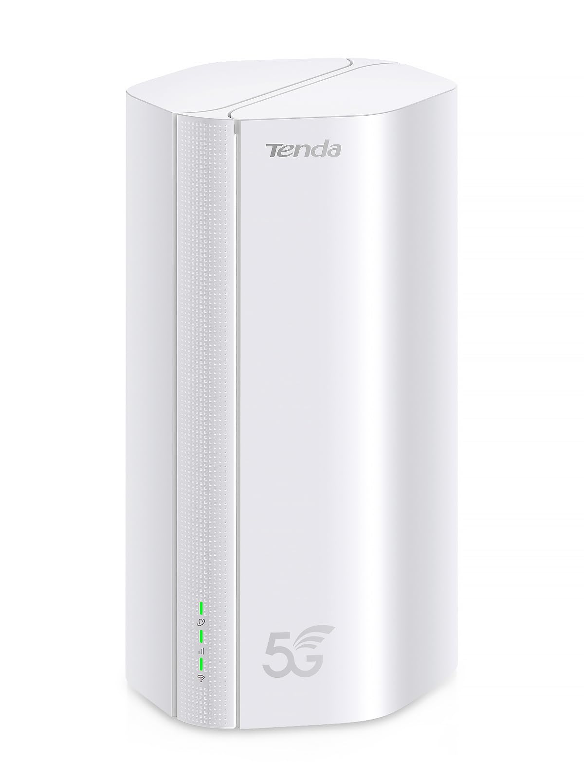 Tenda 5G01 5G NR Router für Nano SIM Karten, Wi-Fi 6 1500Mbps, 5G/4G LTE Modem mit Dual Band, Plug & Play, Gigabit WAN/LAN Port, 6 x Interne Antennen, Mesh Wi-Fi+, 5G Router - Einstiegslevel