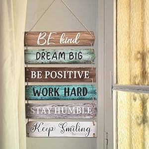 6piecesrusticwallhangingplaquesigninspirationalwallartfarmhousewoodendoorsignspositiveplaquewithquotesmotivationalquotedecorforofficebedroomlivingroomretrostyle  Urban Country Home Decor 6 pieces rustic wall hanging plaque sign inspirational wall art farmhouse wooden door signs positive plaque with quotes motivational quote decor for office bedroom living roomretro style  urban country home decor