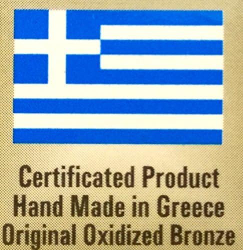 Miniatura 7 de IconsGr Museo de Bronce Griego Antiguo Réplica del Casco de Oficial Espartano (387)