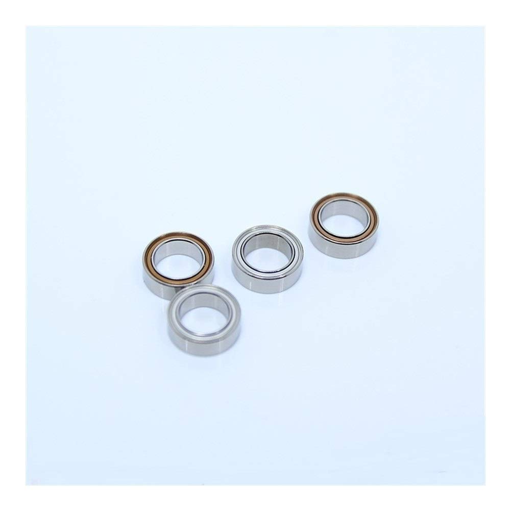 ZBJGBUIA 10PC R168ZZ Bearing 6.35x9.525x3.175mm Double Shielded Motor Miniature Ball Bearings R168Z R168 Z ZZ