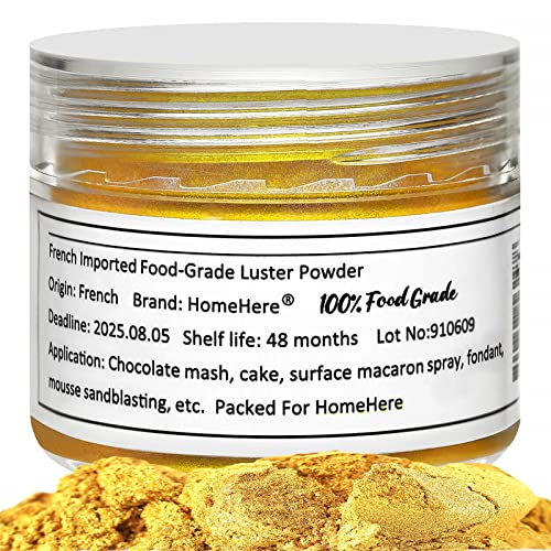 Homehere Luster Powder Dust Edible Cake Dust, 7G #TOP6