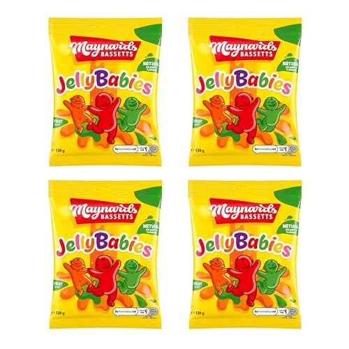 Maynards Bassetts Jelly Babies 130g Pack de 4 miniatura 2