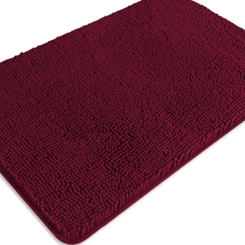 Tapis de bain doux antidérapant et épais lavable 61x91