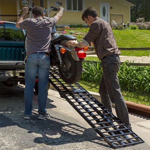 Rampa de aluminio para motocicleta 1499 lbs capacidad miniatura 2