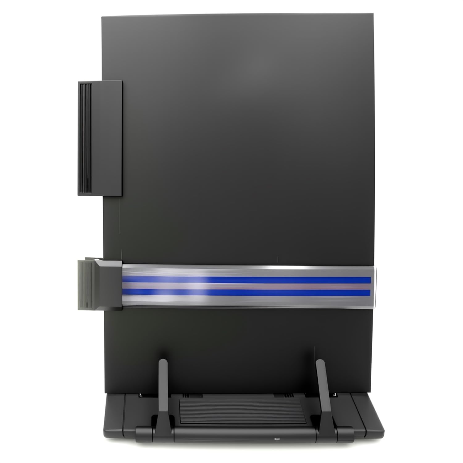 Dtacke Black Desktop Document Book Holder Clipboard with 7 Adjustable Positions and Adjustable Clip and Line Guide for Typing Reading and Correct Bad