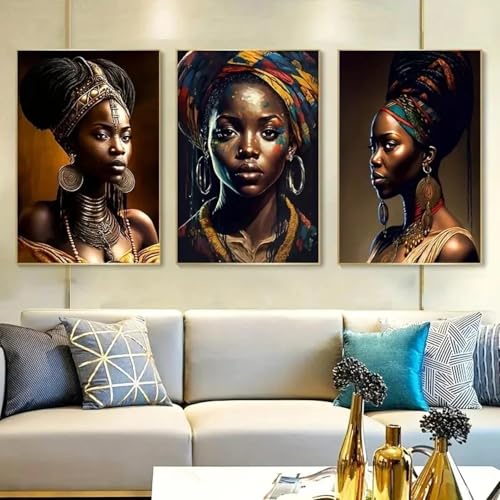 Art mural femme africaine XINBAO pour une decoration pleine d'emotion