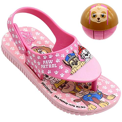 Assandalhado PATRULHA CANINA CÃO BOLINHA ASSANDALHADO PROMO BABY S:ROSA/G:ROSA Grendene, bebê-menina