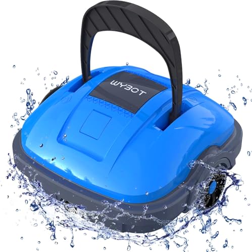 WYBOT Osprey 200 Cordless Robotic Pool Vacuum, Dual-Motor, Powerful Suction,180μm Fine Filter,...