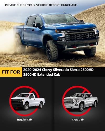 Estribos laterales para Chevy Silverado 2020-2024 miniatura 2