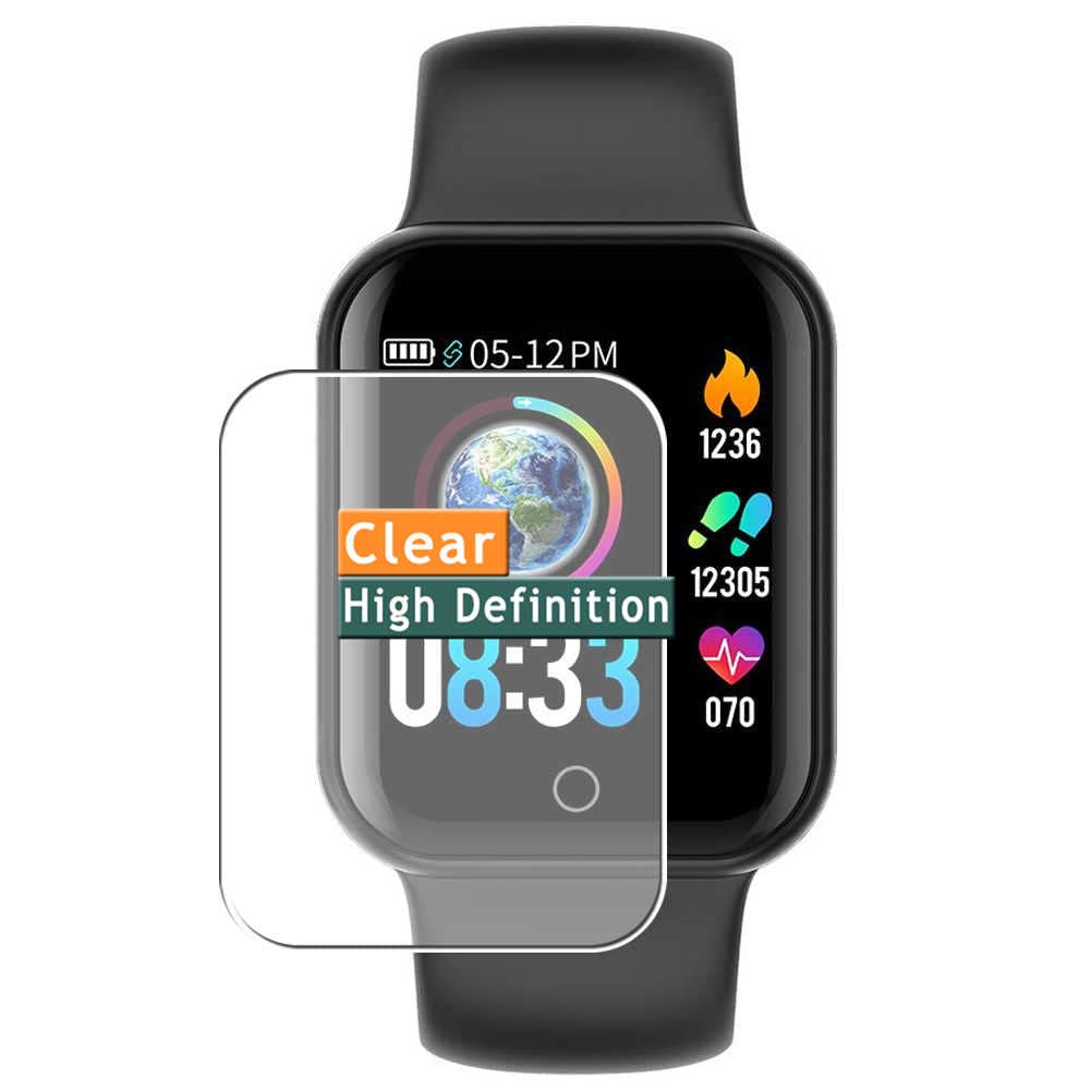 Vaxson3-Pack Screen Protector, compatible with Vicsainteck 1.4" smartwatch, TPU Guard Film Protectors Sticker [NOT Tempered Glass] New