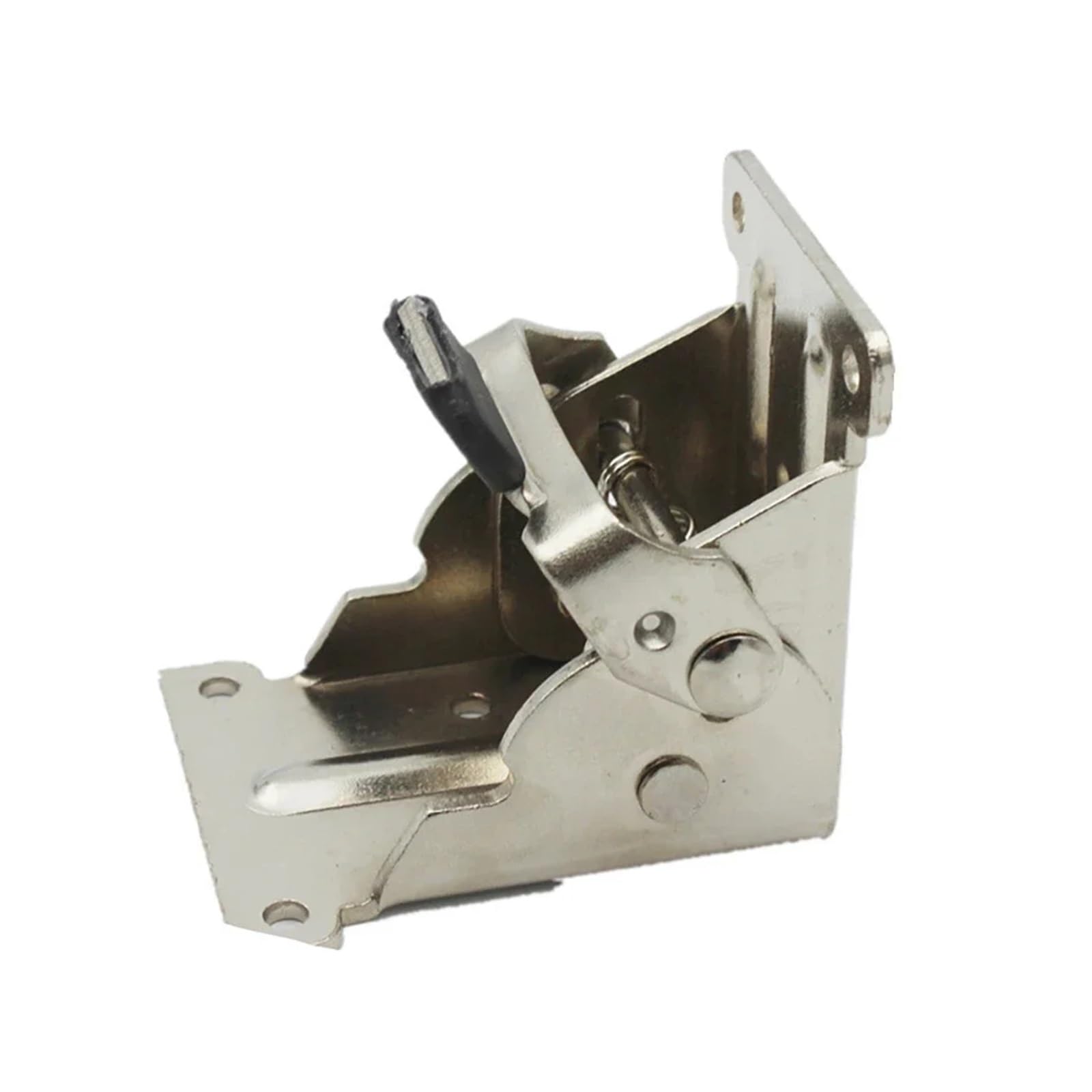 Soporte plegable de hierro para patas de mesa y muebles de color plata