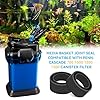 CCF221 Media Basket Joint Seal Replacement for Penn Plax Cascade Canister Fiilter 700,1000,1200,1500 Canister Filter Replacement Parts 2-Pack #2