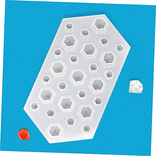 Molde de silicona para cubos de hielo con diseño diamante miniatura 2