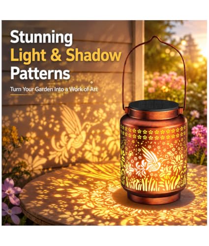 2-Pk KOOPER Waterproof Hanging Solar Lantern Lights - image 7
