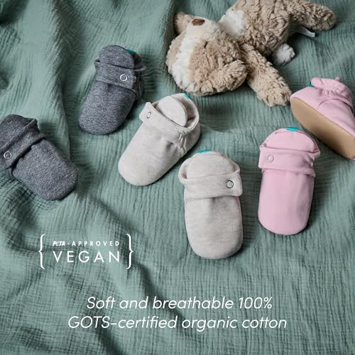 Ten Little Everyday Baby Booties, Organic Cotton Non-Slip Newborn Booties by Ten Little - Used condition - Image 4