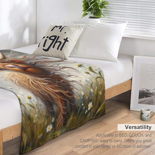 Couverture polaire vache cadeau idéal et mignon pour petit et grand