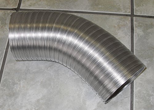 Tuyau alu extensible 150 mm flexible et rigide pour hotte de cuisine