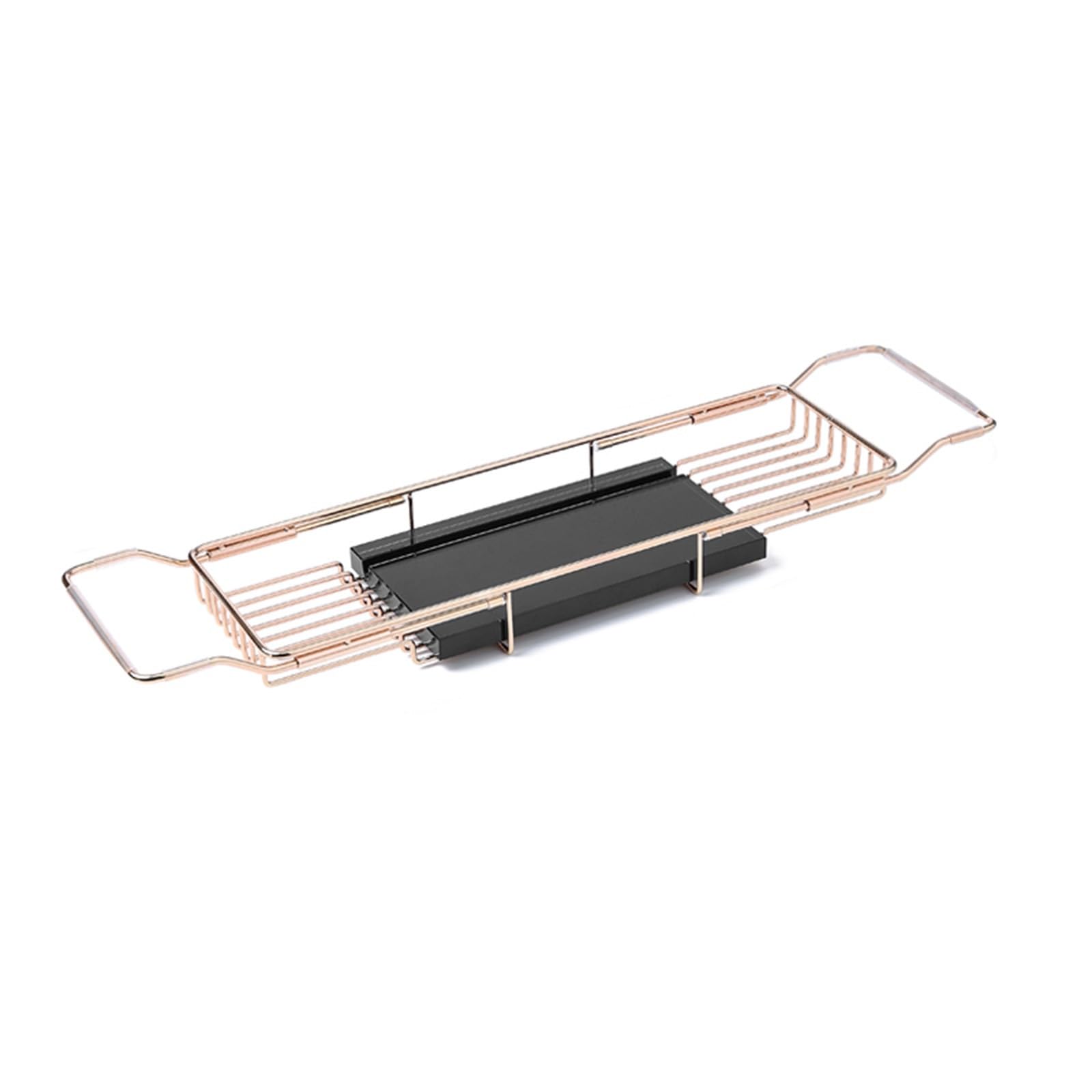 Bandeja de bañera ajustable para parejas, estante para bañera, ideal para regalos de despedida de soltera y artículos esenciales de baño para el hogar para seres queridos