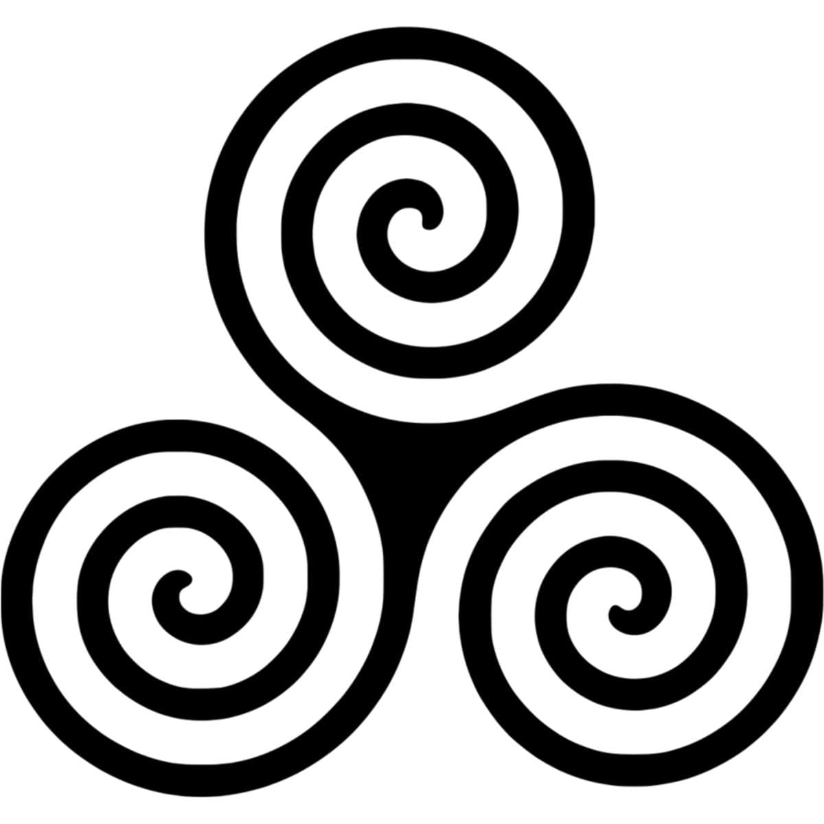 Azeeda 'Triskelion Symbol' Reusable Stencil – Durable Decorative Template for Painting and Spraying on Walls, Tiles, Wood, Fabric & Craft Projects - XL (A3) (WS00075673)