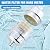 LCEVCGK 2 Pack Shower Filter for Hard Water, High Output Filtration Removes Chlorine, Fluoride, Heavy Metals & Odor, Universal Shower Head Filter System for Skin & Hair Care, Chrome Finish
