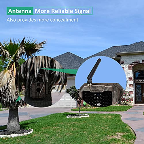 GardePro E6 Wildkamera WLAN Antenne 24MP 1296P mit Bewegungsmelder Nachtsicht No Glow Infrarot 940nm LEDs IP66… – Bild 4