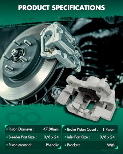 Image of SCITOO Rear Right Brake Caliper With Bracket 18B4819 Compatible For Jeep Grand Cherokee 1999-2004