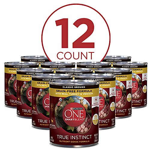 Purina ONE Wet Dog Food True Instinct Classic Ground Grain-Free Formula With Real Turkey And Venison High Protein Wet… - Image 2