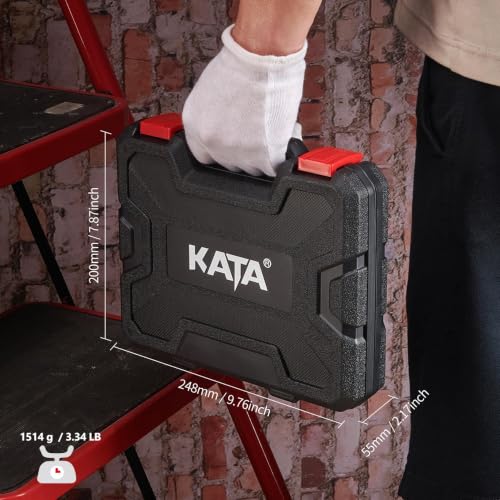 Image of KATA 25 Pieces Hole Saw Kit with 3 /4 inch-6 inch Saw Blades for Plywood, Drywall
