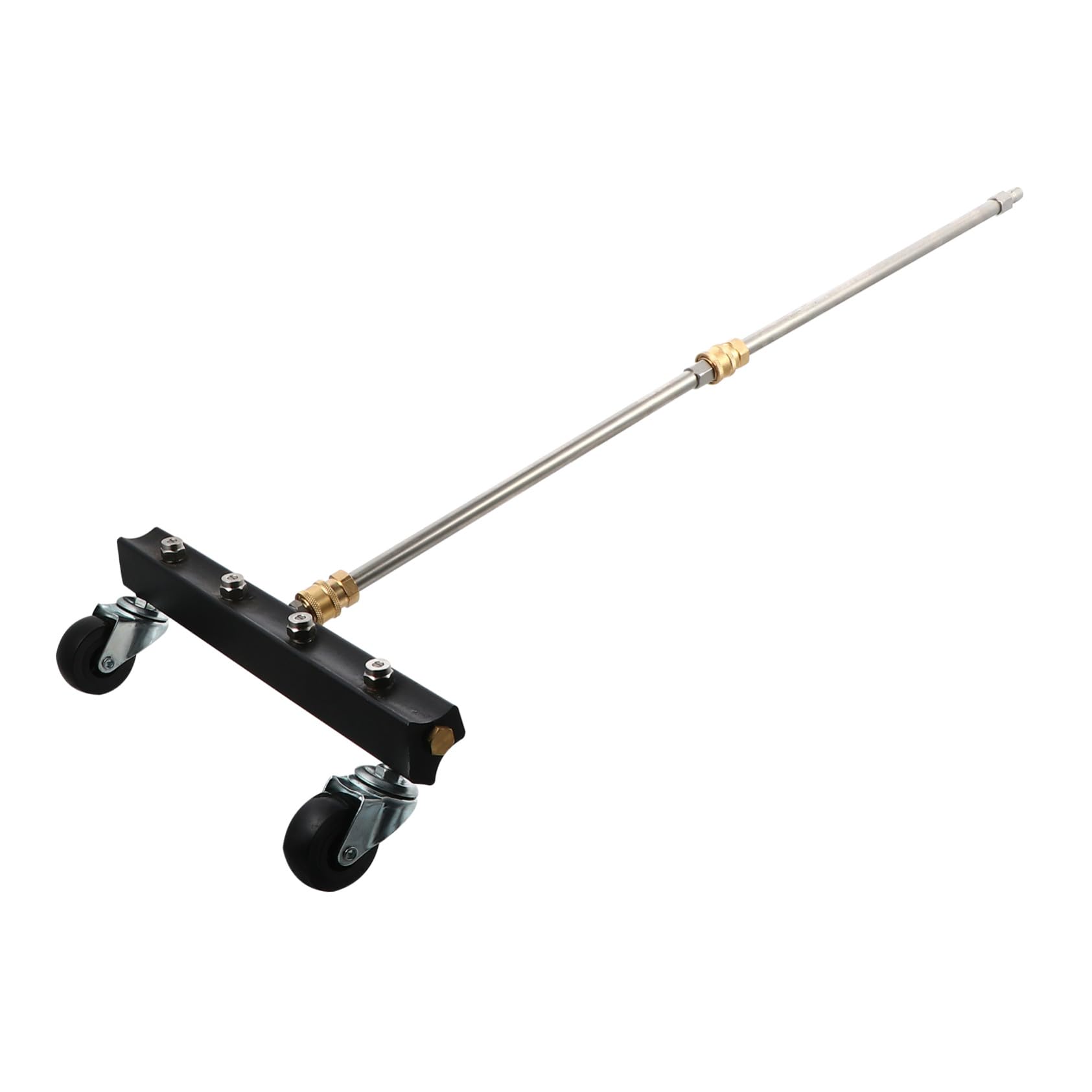 Cepillo de Acero Inoxidable y Latón para Limpieza Rueda Giratoria para Hidrolavadora de Chasis de Coche y Suelos en Vehículos Comerciales