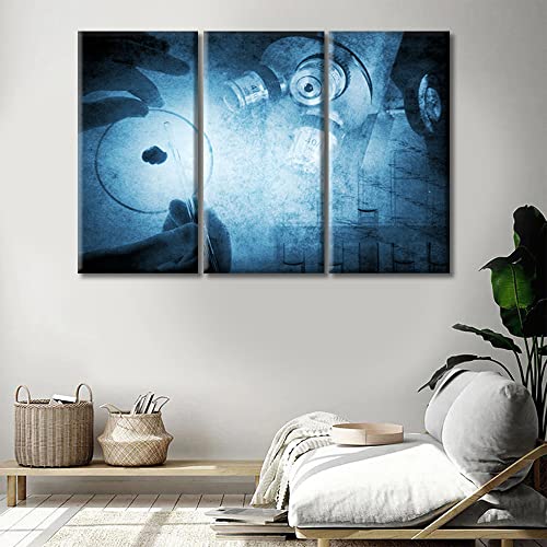 Image of TUMOVO Laboratory Canvas Wall Art Young Scientist Wall Decor Living Room Clinical Laboratory Wall Decor for Bedroom Posters and Prints Framed Ready to Hang (42 inch Wx28 H)