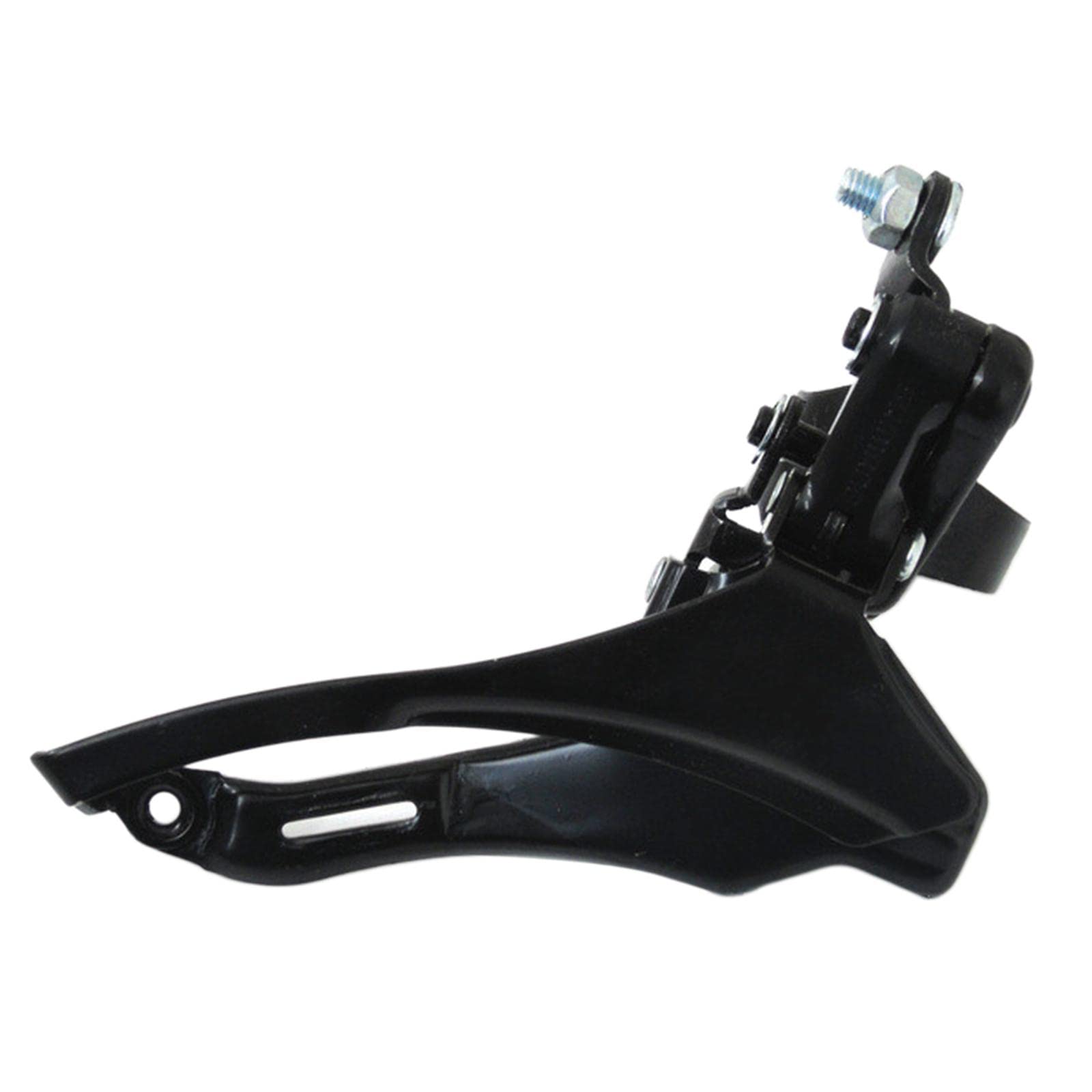 Generic Deragliatore Bici Anteriore TZ-30, Materiale in Acciaio E Plastica, Anello di Bloccaggio Da 31,8 Mm, Compatibile 42-48D