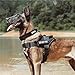 Excellent Elite SPANKERTactical Dog Vest Training Military Patrol Service Dog Harness Adjustable Nylon Dog Harness with Handle(MCP-S)