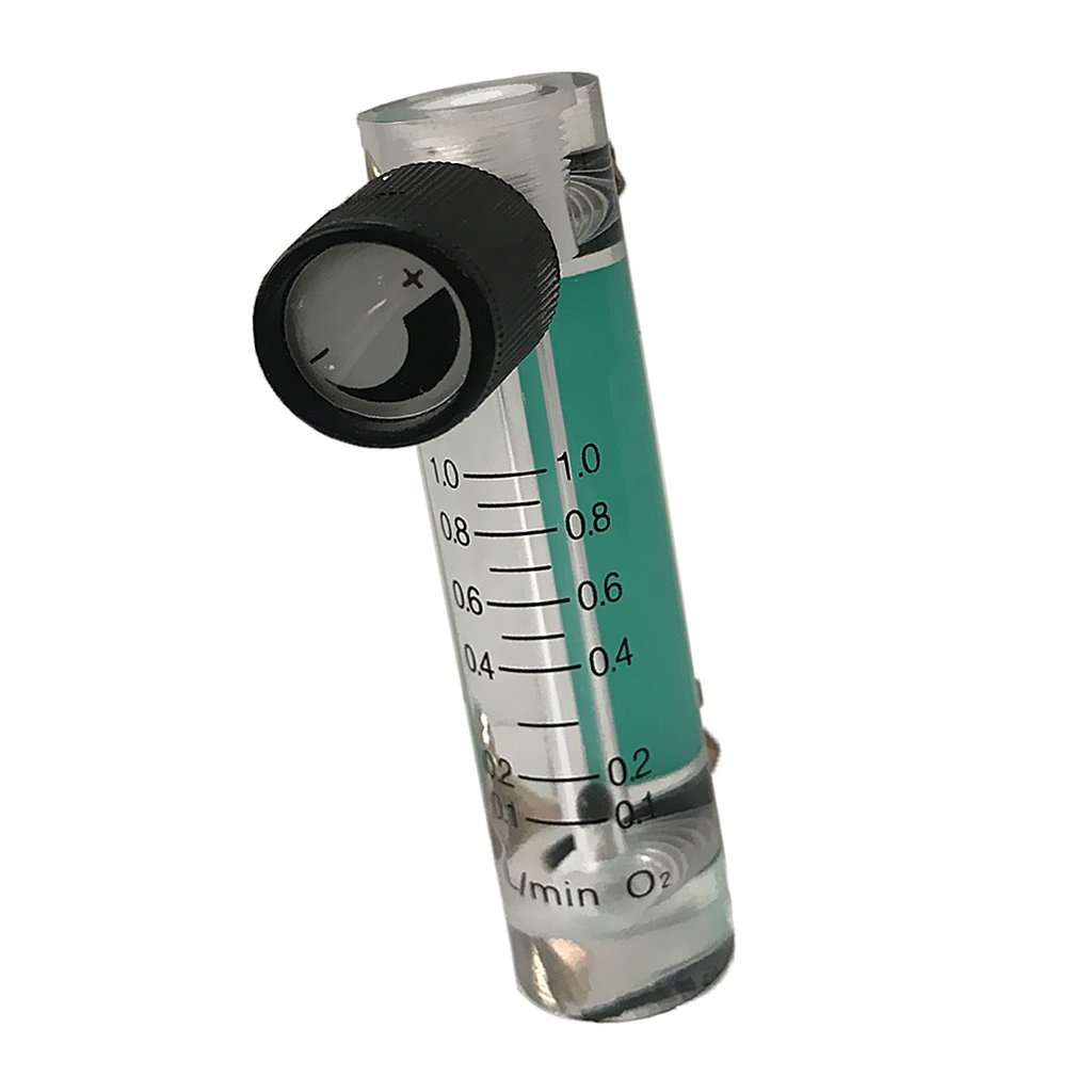 LOOM TREEยฎ Oxygen Flow Meter Flowmeter with Control Valve for Oxygen Air 0.1-1L Hydraulics Pneumatics & Pumps | Pump & Flow Controllers | Flow Controllers & Meters | Flow Meters