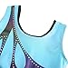 Hotfiary Gymnastics Leotards for Girls with Shorts Shiny Ballet Dance Outfits Toddlers Kids Sleeveless Tracksuit Unitards