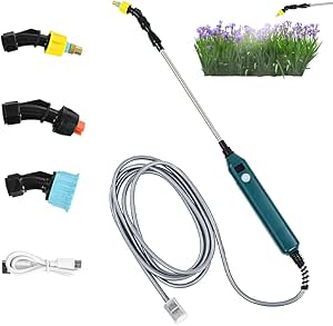 Dhqkqg Pulverisateur De Jardin Electrique, Pulverisateur Pour Toiture, Pulverisateur Lance