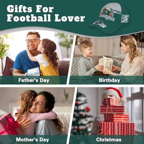 Football Hats for Men Women, Football Fan Gifts Baseball Cap, City Silhouette Team Color Adjustable Hat Cap, Game Day Headwear - Image 6