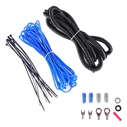 Image of Skar Audio 8 Gauge OFC Complete Amplifier Installation Wiring Kit, SKAR8MANL-OFC