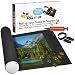 Puzzle Roll Up Mat - Store and Transport Jigsaw Puzzles Up to 1500 Pieces - 46" x 26" Felt Mat, Inflatable Tube, and 3 Elastic Fasteners - Plus Bonus Pump - by Nessies's Playground