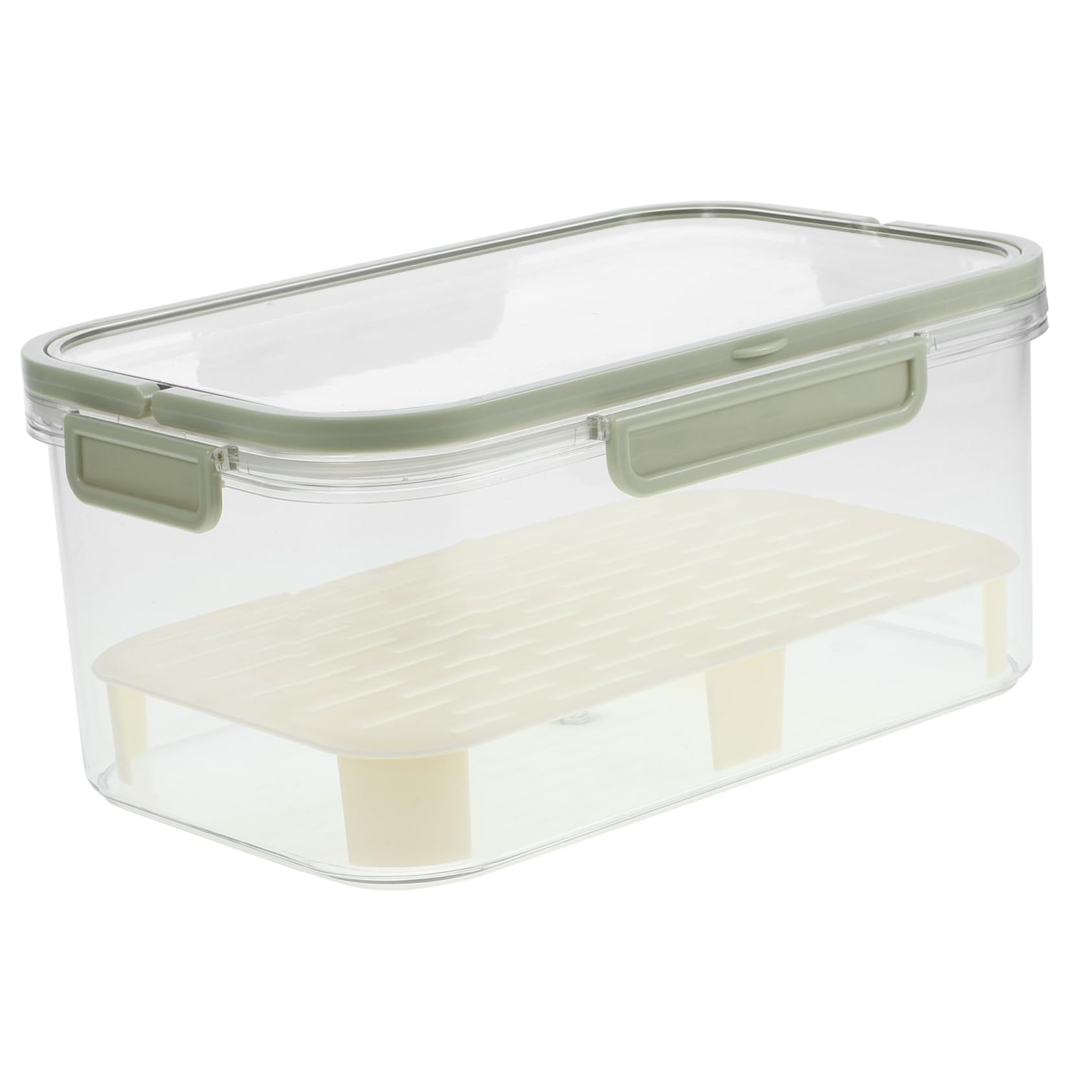 Amosfun 2st Schärfer Gefrierfach Snackbox Kühlschränke Kühlschrankboxen Kühlschrank Outdoor Lebensmittelbehälter Kühlschrank-organizer Für Obst Gemüsebehälter Obstbehälter Pp