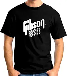 Camiseta Gibson marca guitarras