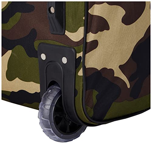 Rockland Rolling Duffel Bag, Camouflage, 30-Inch #TOP2