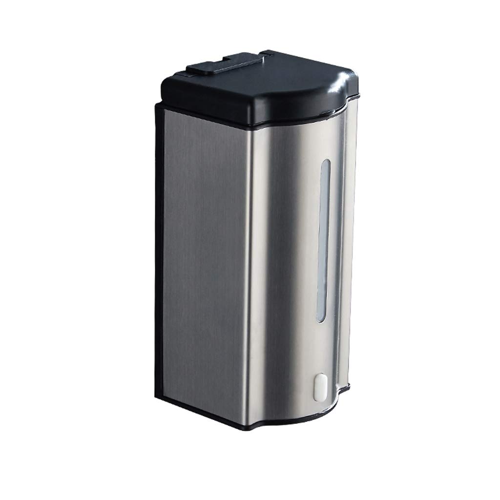 Myba, dispenser di sapone a parete, in acciaio inox, 600 ml, dispenser per sapone mani libere, per scuola, hotel, ufficio, casa (dimensioni: 10 pezzi)