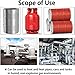 Drum Pail heaters 30-200L Metal Oil Drum Heater, Heavy Duty Silicone Pipe Heating Pad for Industrial Equipment,with Adjustable Rotary Thermostat,for Tank,Drum,Easy Operation (Color : 220v, Size : 20