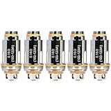 Aspire Cleito 120 Coils (0,16 Ohm), FeCrAl Verdampferköpfe für e-Zigarette, 5 Stück