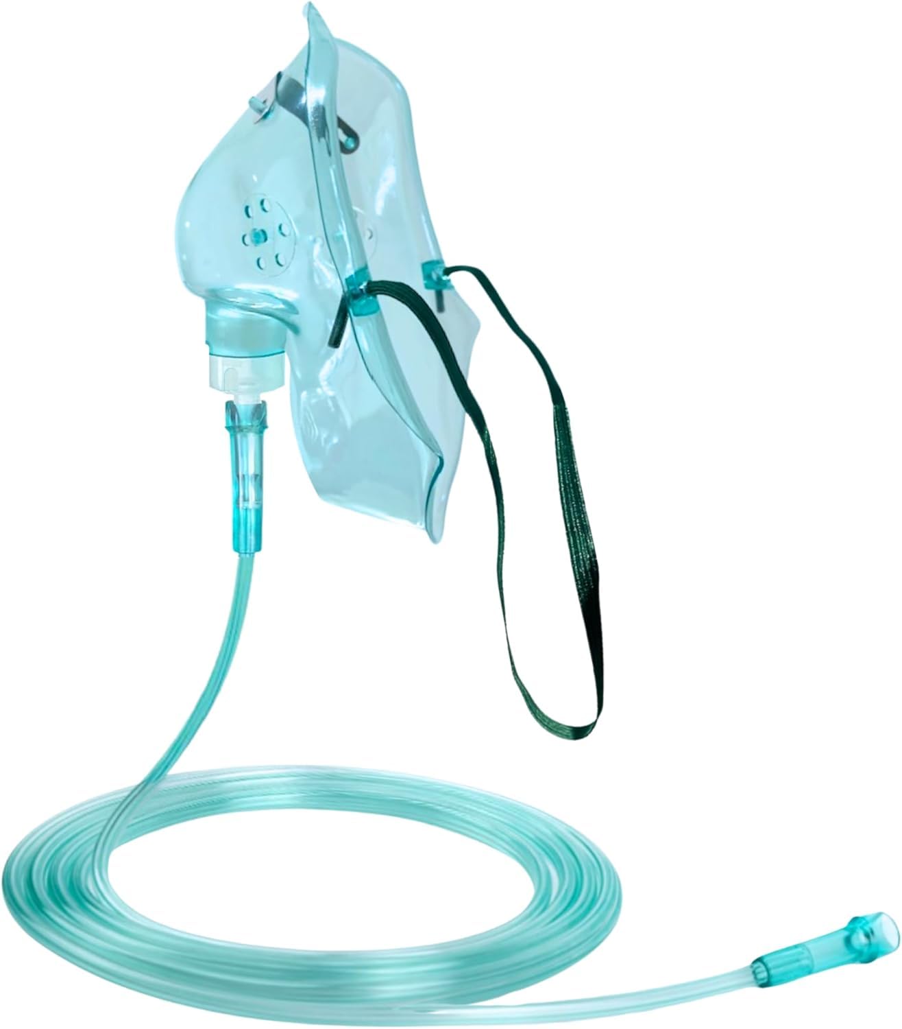V SURZ Oxygen Mask with Tubing – Medical Oxygen Therapy Mask for Adults & Kids, Soft Comfortable Material, Universal Connector for Nebulizer & Oxygen Cylinder-image-14