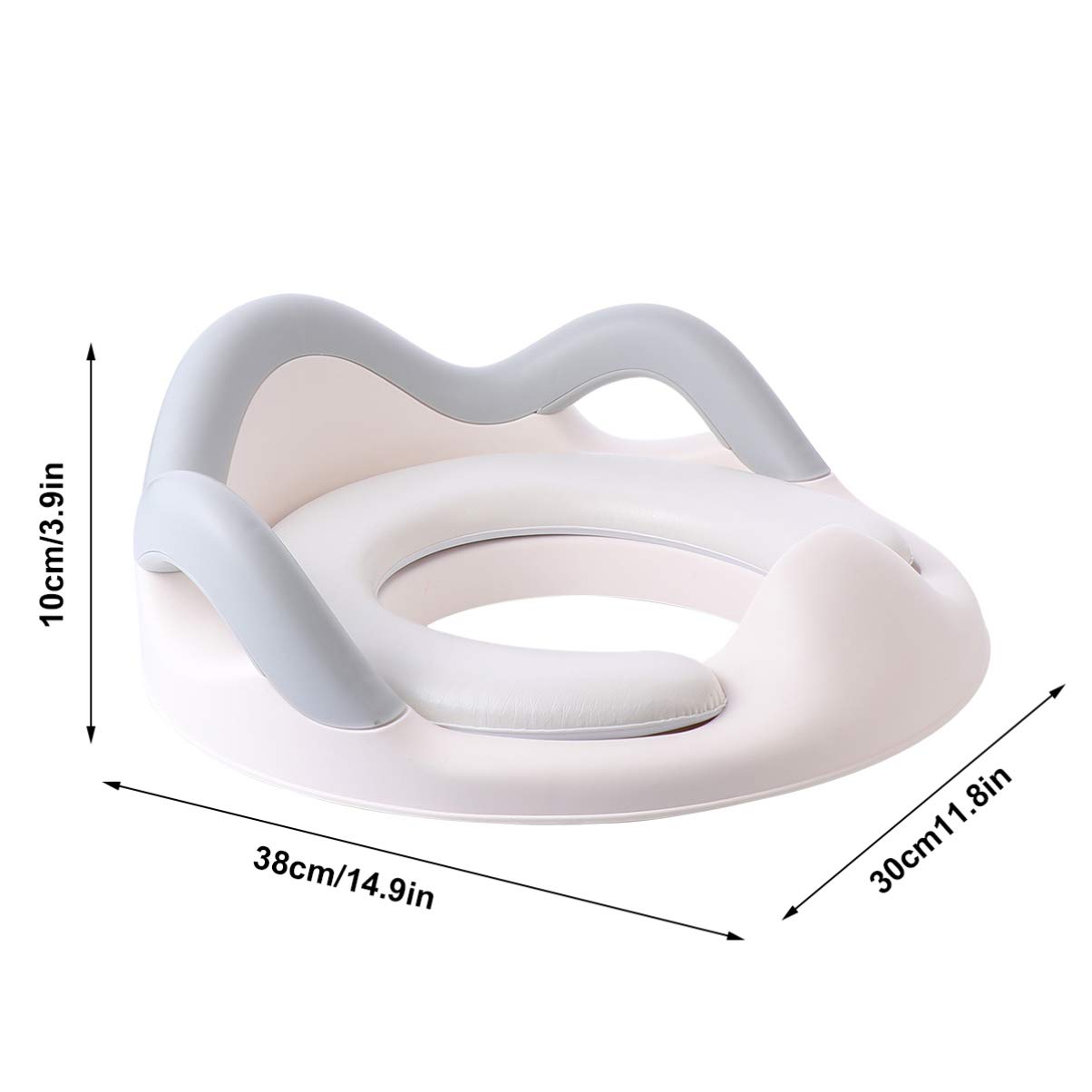 1 Pc Rondella Del Sedile Del Water Vasino Sicuro Bambini Sedia Da Toilette Sedile Del Water Per Vasino Sedile Vasino Sedile Copriwater Plastica Portatile Viaggiare Sgabello Bianca