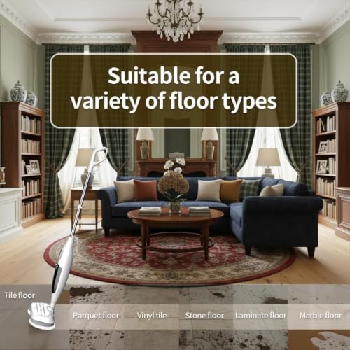 PUREBEAR 300°F Scrub & Steam Mop, Steam Cleaner With 3 Steam Settings by PUREBEAR - Used condition - Image 6
