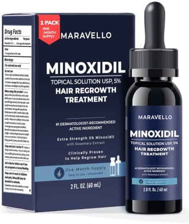 5% Minoxidil Hair Growth for Men & Women, Extra Strength, 2 fl oz