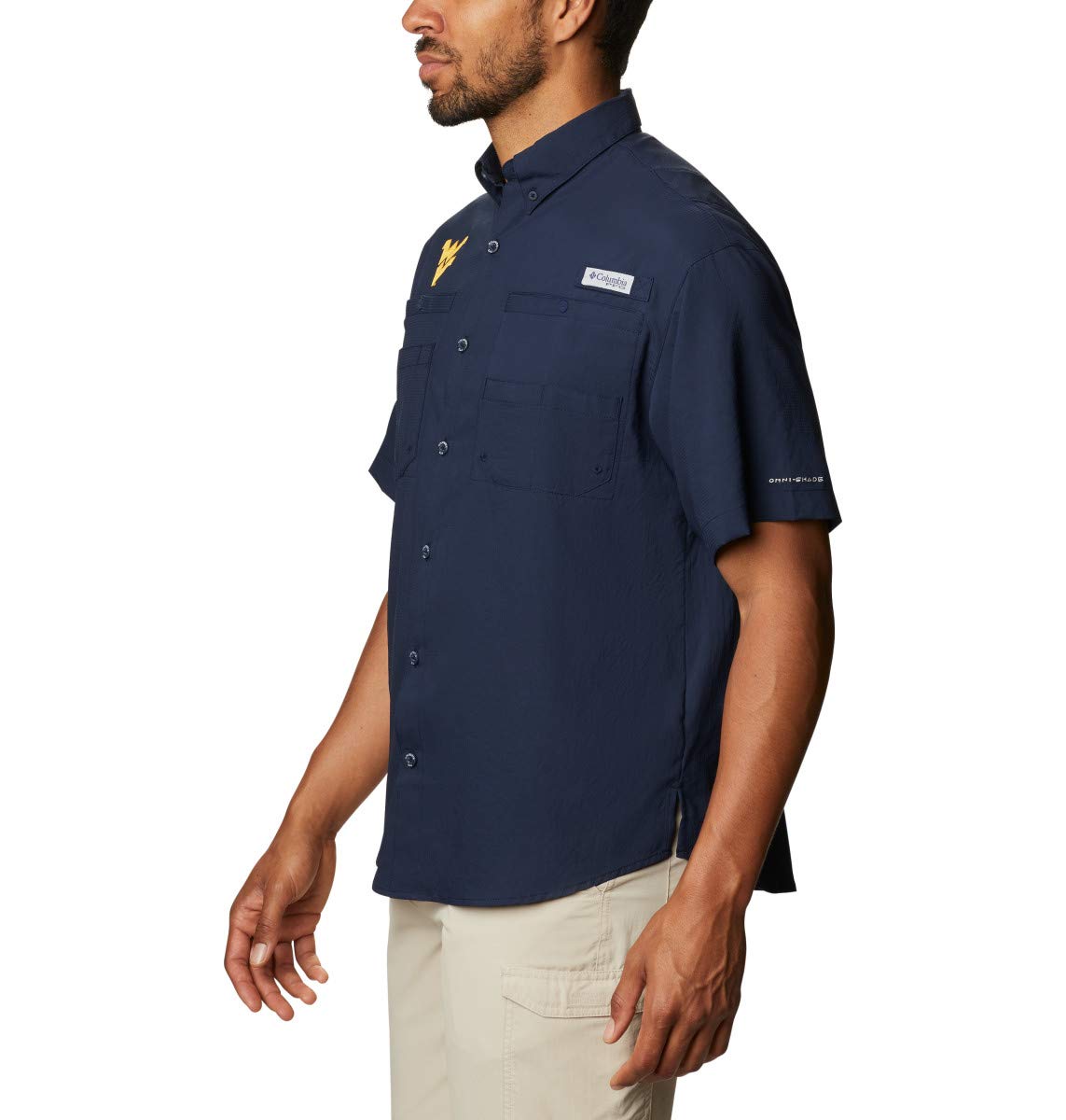 Columbia Camiseta de Manga Corta para Hombre Big & Tall Collegiate Tamiami