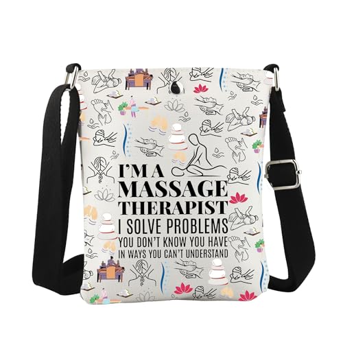 WCGXKO Massage Therapist Appreciation Gift Massage Teacher Student Gift Massage Therapy Graduation Crossbody Body
